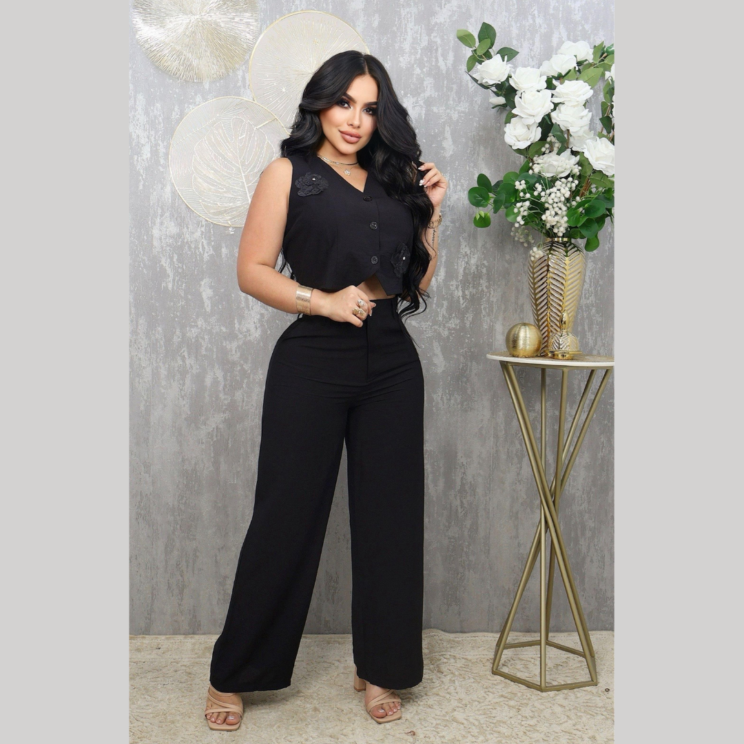 Conjunto de chaleco y pantalón