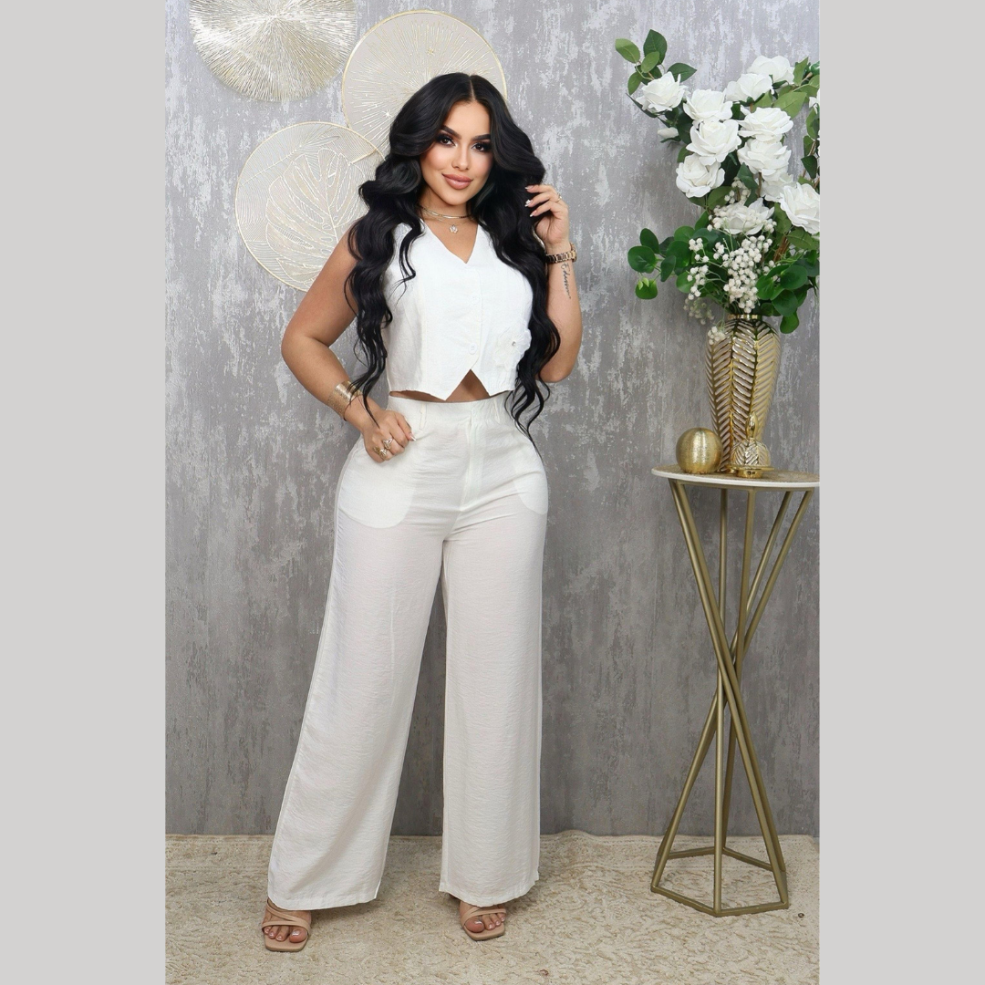 Conjunto de chaleco y pantalón