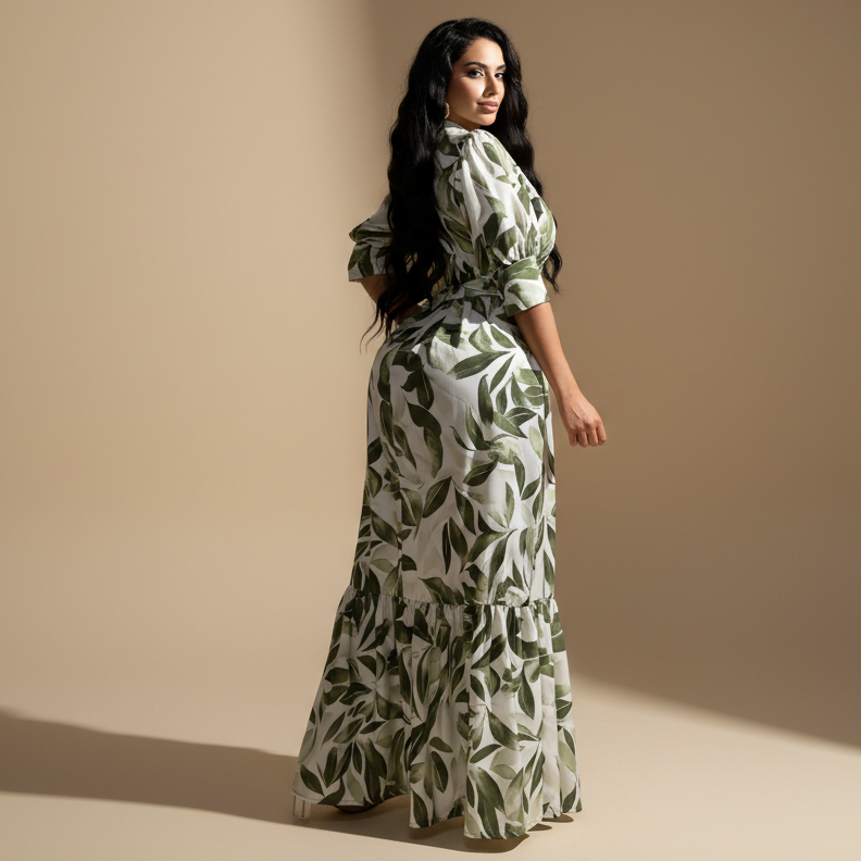 Vestido Largo Lysandre de Diseño Fluido