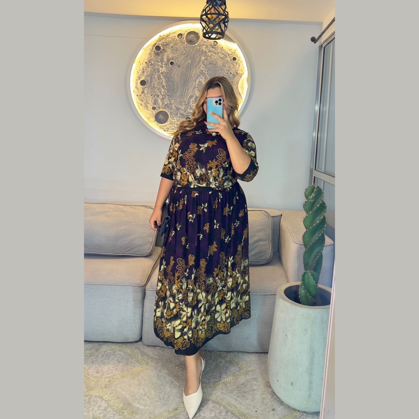 Conjunto de falda Floral Talla Plus