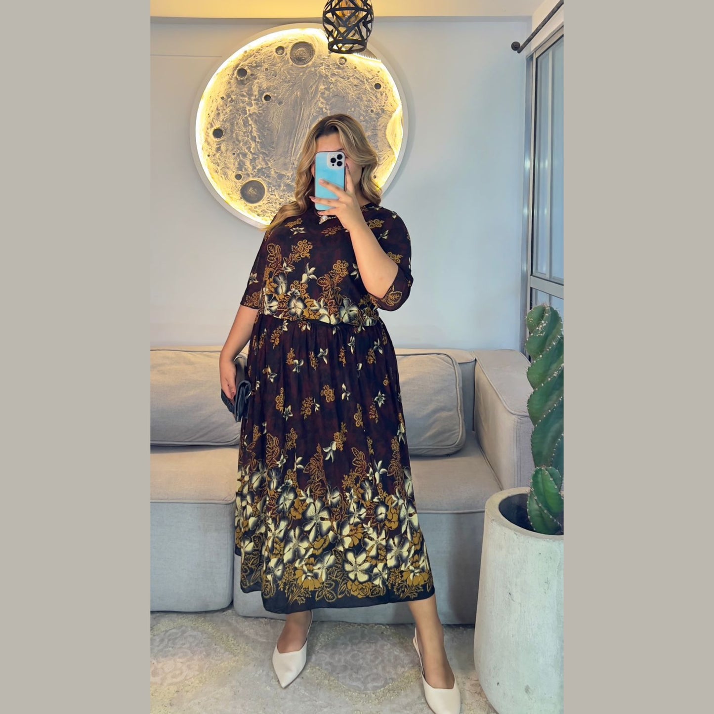 Conjunto de falda Floral Talla Plus
