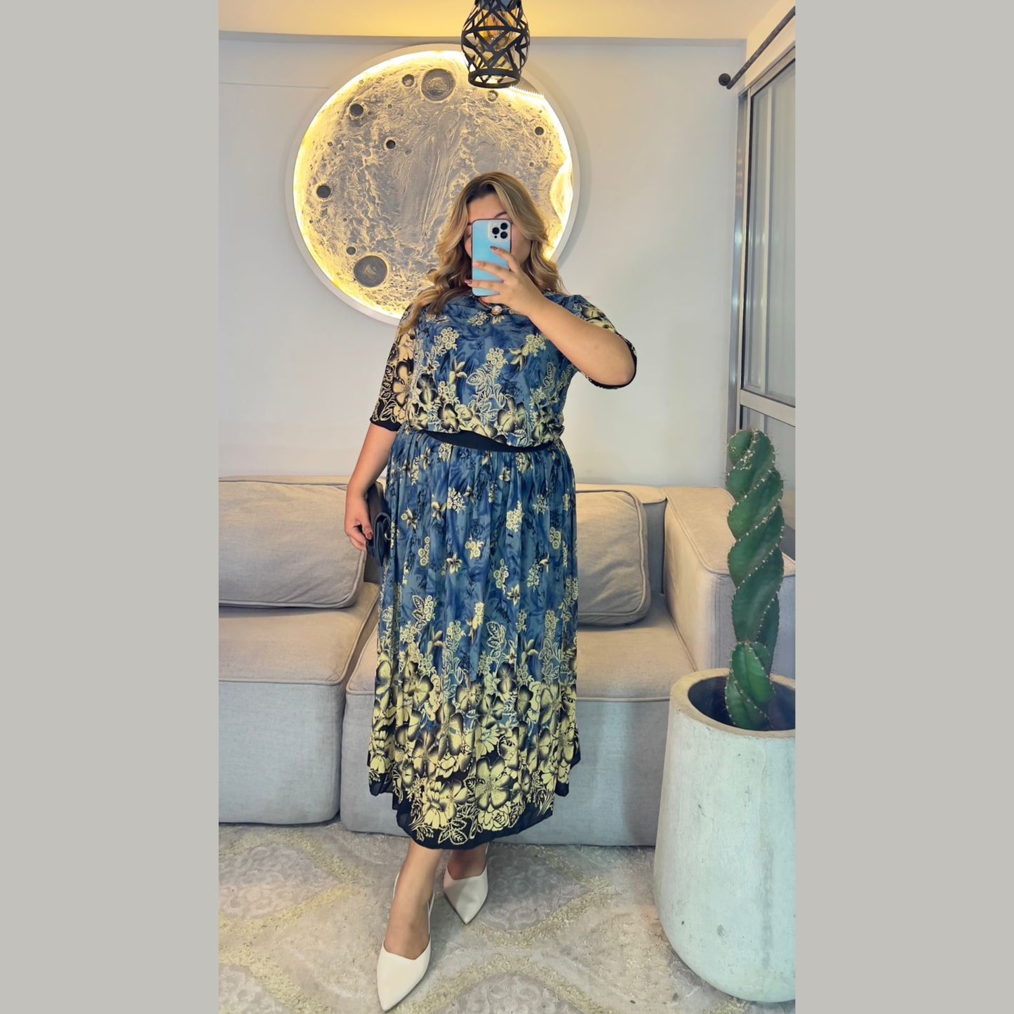 Conjunto de falda Floral Talla Plus