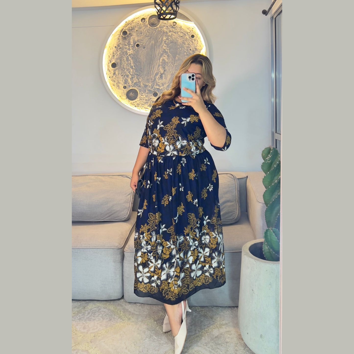 Conjunto de falda Floral Talla Plus