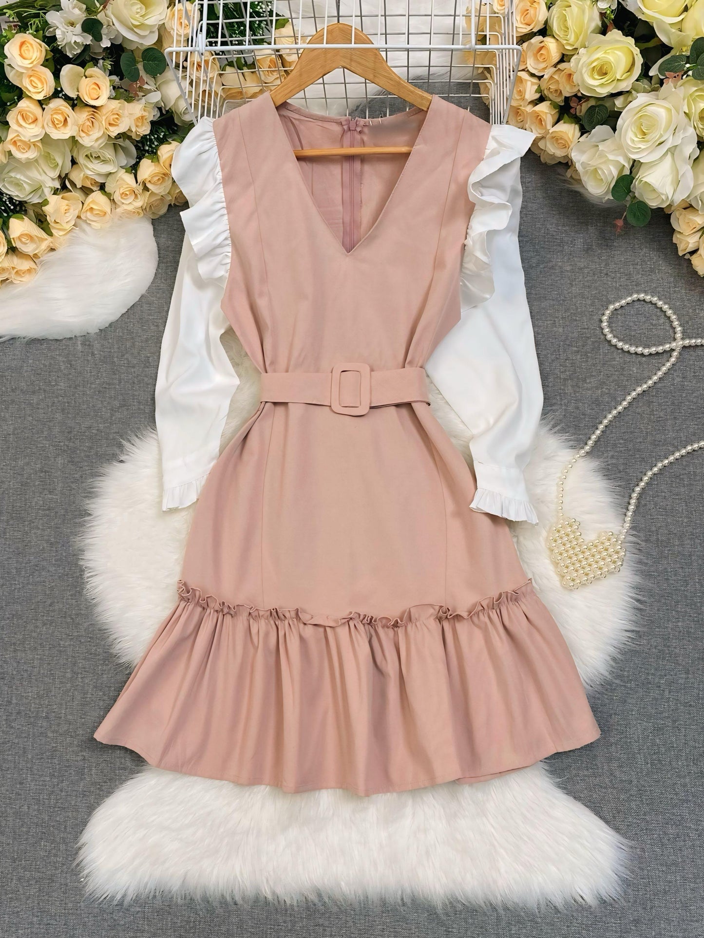Vestido corto jumper