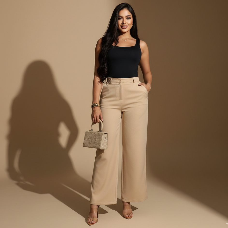 Conjunto Élise de Silueta Amplia