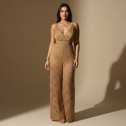 Enterizo Aurélie de Encaje Estructurado