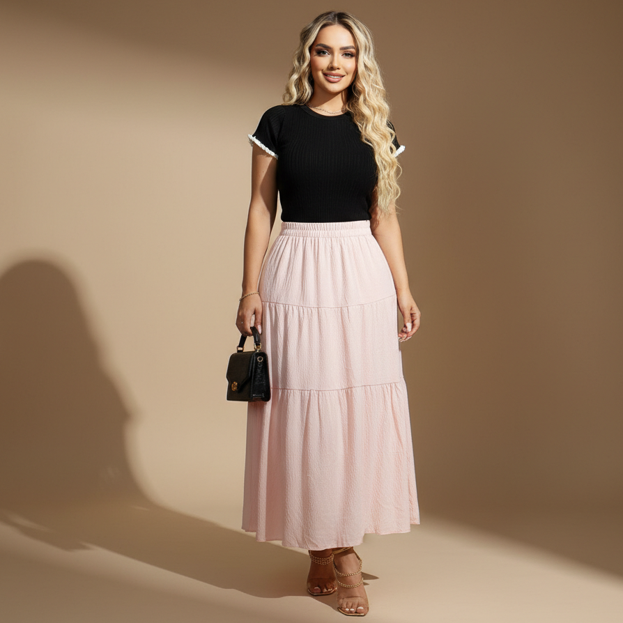 Falda Volantes Glamour