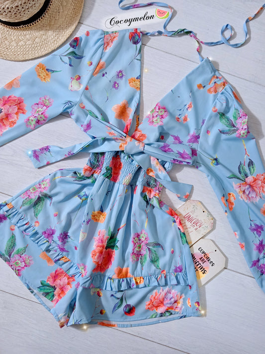 Enterizo lindo floral