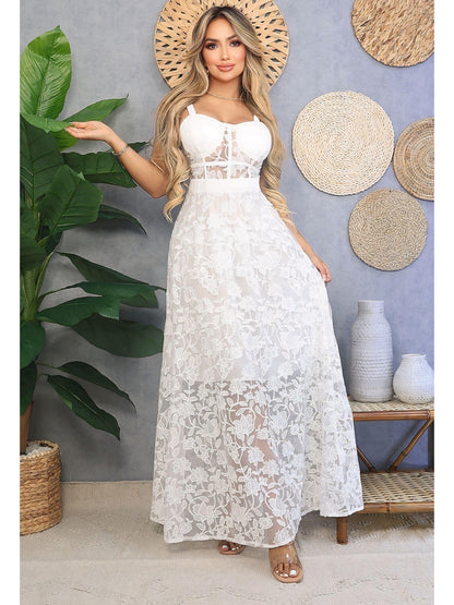 Vestido encaje elegante