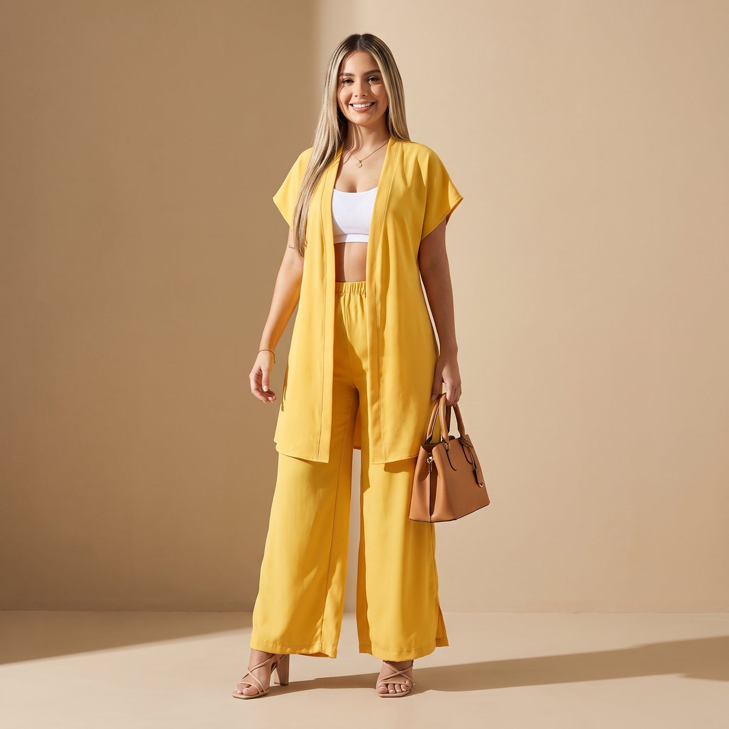 Conjunto Dos Piezas Cardigan Santorini