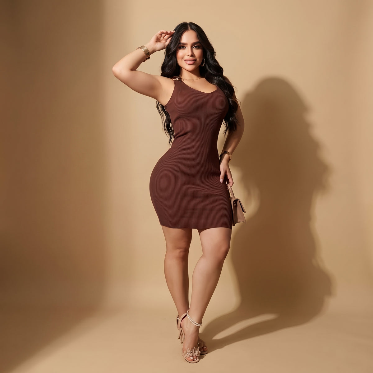 Vestido Ribbed