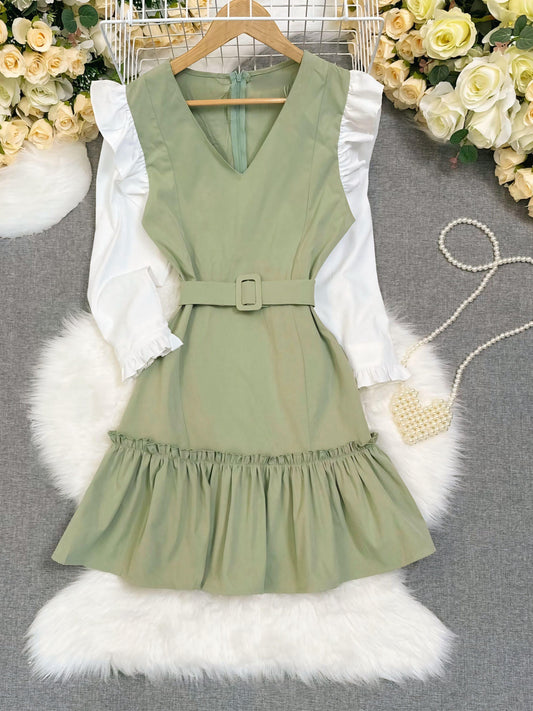 Vestido corto jumper
