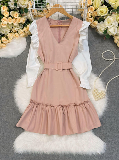 Vestido corto jumper