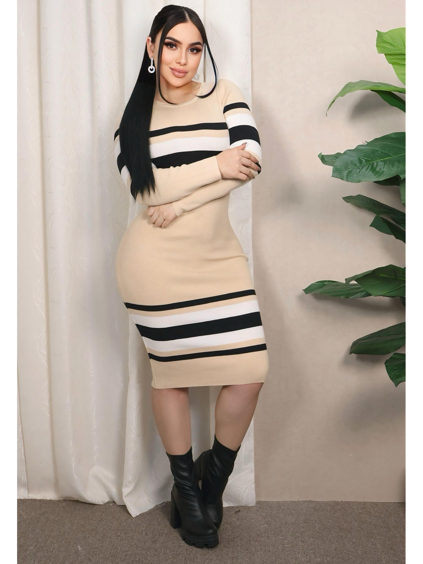 Vestido de Hilo para Mujer  Ajustado, Elegante y Talla Única